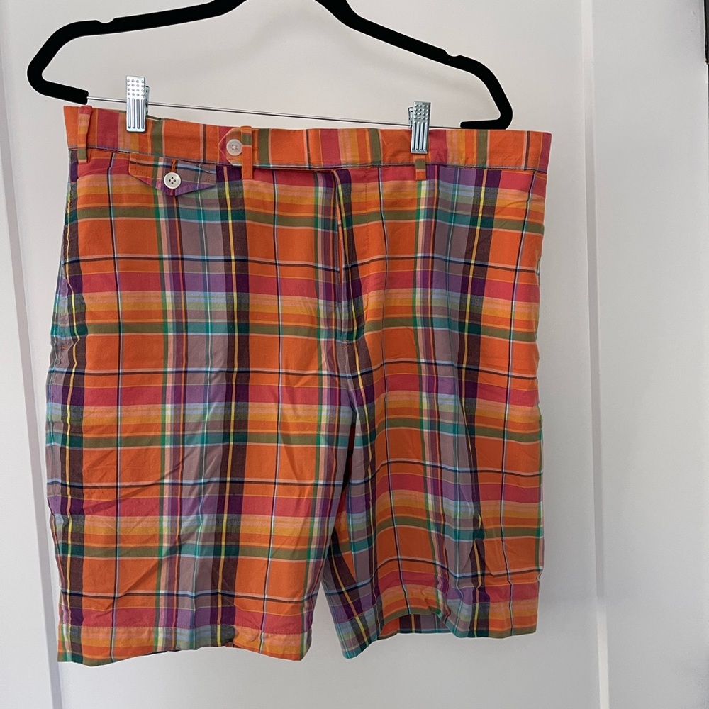 Vibrant Plaid Shorts